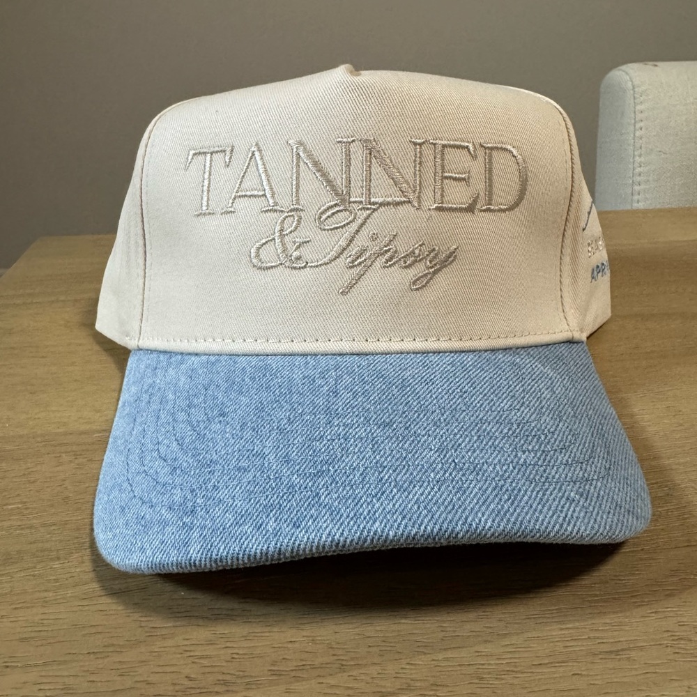Tanned & Tipsy Two-Tone Hat, Bachlorette